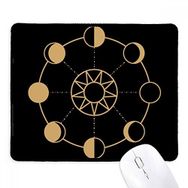 Dıythinker Siyah Sun Moon Totem Desen Şekli Kaymaz Fare Altlığı