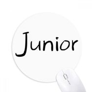 Dıythinker Siyah Tek Kelimeler Küçük Baskılı Yuvarlak Kaymaz Kauçuk Mouse Pad