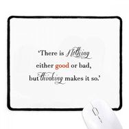 Dıythinker Siyah There Is Nothing Good Or Bad Kaymaz Fare Altlığı