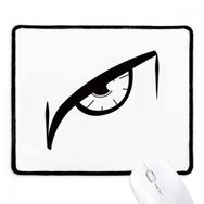 Dıythinker Siyah Vektör Göz Dekorasyon Desen Kaymaz Siyah Başlıklı Kenarlar Mouse Pad