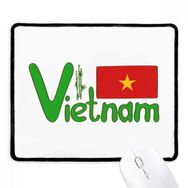 Dıythinker Siyah Vietnam Ulusal Bayrağı Kırmızı Yeşil Desen Kaymaz Fare Altlığı