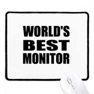 Dıythinker Siyah World's Best Monitor Mezuniyet sezonu Kaymaz Fare Altlığı