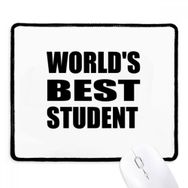 Dıythinker Siyah World's Best Teacher Student Alıntı Kaymaz Fare Altlığı