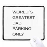 Dıythinker Siyah World's Greatest Dad Babalar Festival Alıntı Kaymaz Fare Altlığı