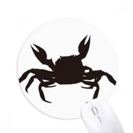 Dıythinker Siyah Yengeç İllastrate Deniz Organizması Baskılı Yuvarlak Kaymaz Kauçuk Mouse Pad