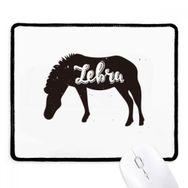 Dıythinker Siyah Zebra Siyah ve Beyaz Hayvan Kaymaz Fare Altlığı