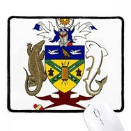 Dıythinker Solomon Adaları Ulusal Amblem Kaymaz Siyah Başlıklı Kenarlar Mouse Pad
