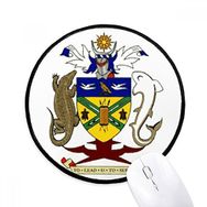 Dıythinker Solomon Adaları Ulusal Amblem Yuvarlak Kaymaz Mouse Pad