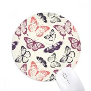 Dıythinker Soluk Pembe Arka Plan Baskılı Yuvarlak Kaymaz Kauçuk Mouse Pad