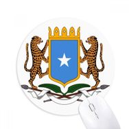 Dıythinker Somali Afrika Ulusal Amblem Baskılı Yuvarlak Kaymaz Kauçuk Mouse Pad