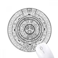 Dıythinker Soyut Antik Mısır Firavun Desenli Baskılı Yuvarlak Kaymaz Kauçuk Mouse Pad