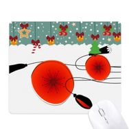 Dıythinker Soyut Çiçekler Boyama Mısır Haşhaş Mouse Pad Oyun Ofis Mat Noel Kauçuk Ped