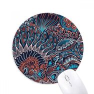 Dıythinker Soyut Dikişsiz Doku Balık Hayvan Baskılı Yuvarlak Kaymaz Kauçuk Mouse Pad