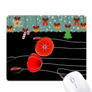 Dıythinker Soyut Kırmızı Daire Çiçekler Hat Sanatı Mısır Haşhaş Mouse Pad