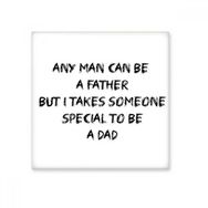 Dıythinker Special To Be a Dad Fathers Festival Alıntı Seramik Biske Fayans 20x20 cm Seramik Karo