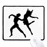 Dıythinker Spor Dansçı Düet Dans Performansı Kaymaz Siyah Başlıklı Kenarlar Mouse Pad