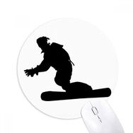 Dıythinker Spor Kayak Kayak Tahtasıcu Baskılı Yuvarlak Kaymaz Kauçuk Mouse Pad