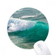 Dıythinker Sprey Su Deniz Dalgası Bilim Doğa Resmi Baskılı Yuvarlak Kaymaz Kauçuk Mouse Pad