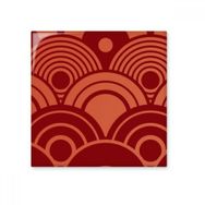 Dıythinker Su Dalgası Desenli Çin Japon Tarzı Asya 15x15 cm Seramik Karo