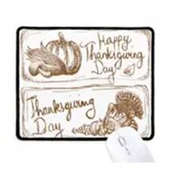 Dıythinker Şükran Günü Mührü Gri Desen Kaymaz Mouse Pad