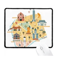 Dıythinker TaiPei Harita Attrations Eluanbi Deniz Feneri Kaymaz Mouse Pad