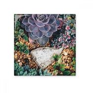 Dıythinker Taş Çiçek Bilim Doğa Manzarası 20x20 cm Seramik Karo