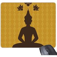 Dıythinker Tayland Krallığı Geleneksel Tayland Gümrük Kültürü Budizm Buda Heykeli Sanat İllüstrasyonu Dikdörtgen Kaymaz Kauçuk Mouse Pad