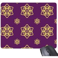 Dıythinker Tayland Krallığı Geleneksel Tayland Gümrük Mor Altın Dokuma Dekoratif Desen Saten Tapınak Sanat İllüstrasyonu Dikdörtgen Kaymaz Kauçuk Mouse Pad