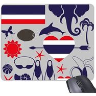 Dıythinker Tayland Krallığı Tayland Geleneksel Gümrük Kültürü Fil Bayrağı Sanat Mouse Pad