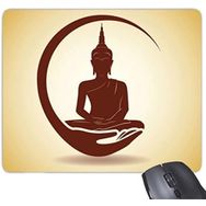Dıythinker Tayland Krallığı Tayland Geleneksel Gümrük Taylandda Yapılan Buda Ay Sanatı Mouse Pad