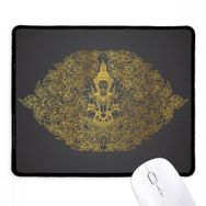 Dıythinker Tayland Simetrik Altın Folyo Illüstrasyon Kaymaz Mouse Pad
