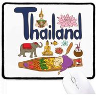 Dıythinker Tayland Ulusal Simge Simgesi Desenli Kaymaz Mouse Pad