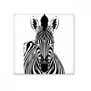 Dıythinker Tek Basit Zebra Hayvan Seramik 10x10 cm Seramik Karo
