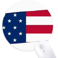 Dıythinker Tennessee ABD Haritası Yıldızlar Çizgili Bayrak Şekilli Yuvarlak Kaymaz Kauçuk Mouse Pad