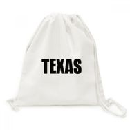 Dıythinker Texas America Şehir Adı Kanvas İpli Sırt Çantası