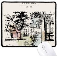 Dıythinker The Hidden Pavilion in Chengdu of China Kaymaz Mouse Pad