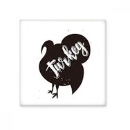 Dıythinker Türkiye Siyah ve Beyaz Hayvan 15x15 cm Seramik Karo