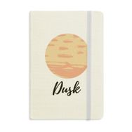 Dıythinker Turuncu Soyut Bitkiler Sanat Desenli Baskılı A5 Defter