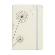 Dıythinker Üç Karahindiba Bitkileri Çiçek Baskılı A5 Defter