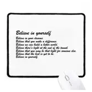 Dıythinker Ünlü Şiir Alıntı Believe In Yourself Kaymaz Mouse Pad