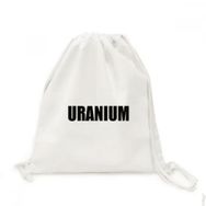 Dıythinker Uranium Element Adı Kimya Kanvas İpli Sırt Çantası