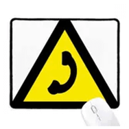 Dıythinker Uyarı Sembolü Sarı Siyah Arama Yasak Üçgen Kaymaz Mouse Pad