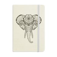 Dıythinker Uzun Diş Fil Hayvan Portre Eskiz Baskılı A5 Defter