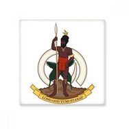 Dıythinker Vanuatu Okyanusya Ulusal Amblem Seramik 10x10 cm Seramik Karo