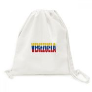 Dıythinker Venezuela Ülke Bayrağı İsim Kanvas İpli Sırt Çantası