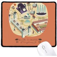 Dıythinker Welcome to Singapur Simgesi Kaymaz Mouse Pad