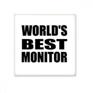 Dıythinker Worlds Best Monitor Mezuniyet Sezonu 10x10 cm Seramik Karo