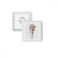 Dıythinker Yaprakları Red White Ice Cream Kupa