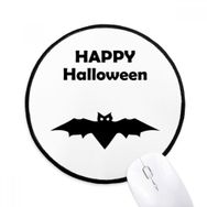 Dıythinker Yarasa Mutlu Hayalet Korku Cadılar Bayramı Yuvarlak Kaymaz Mouse Pad