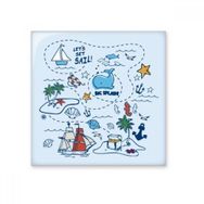 Dıythinker Yelken Sıçraması Seyahat 20x20 cm Seramik Karo